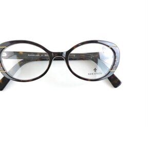 NWOT Seraphin Ann 8528 Tortoise Handmade Eyeglass Frames (52/18/140)